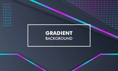 Modern Landscape Gradient Background Neon Light Stock-Illustration