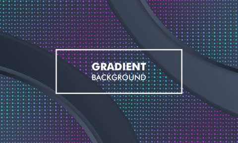 Modern Landscape Gradient Background Neon Light Stock-Illustration