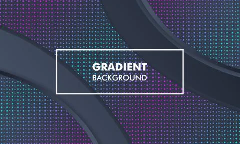 Modern Landscape Gradient Background Neon Light Stock Illustration