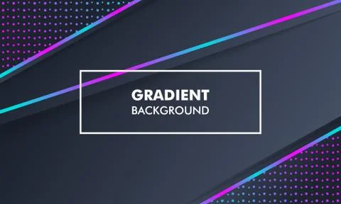 Modern Landscape Gradient Background Neon Light Stock-Illustration