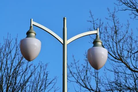 Modern lantern in the Park Stock Photos