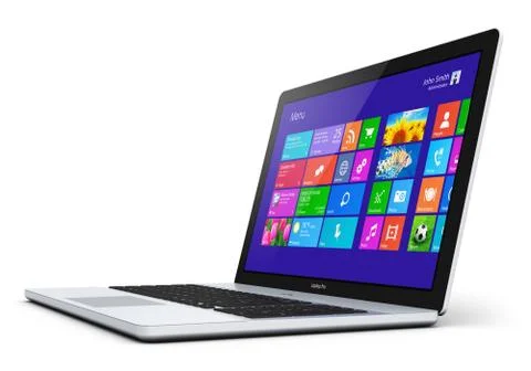 Modern laptop Stockillustratie