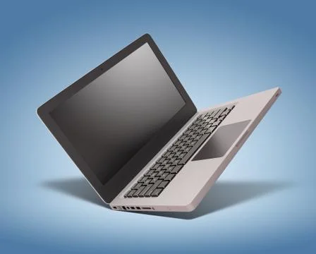 Modern laptop Illustrazione stock
