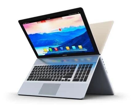 Modern laptops 스톡 일러스트