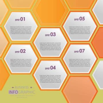 Modern layout Business data visualization. イラスト素材