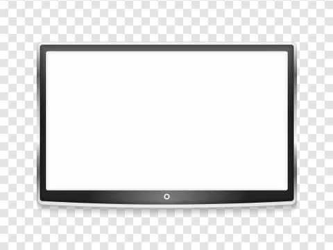 Modern LCD TV Illustrazione stock