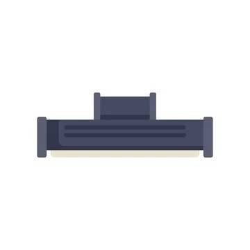 Modern led lamp hanging on ceiling with light coming out Stock Illustration