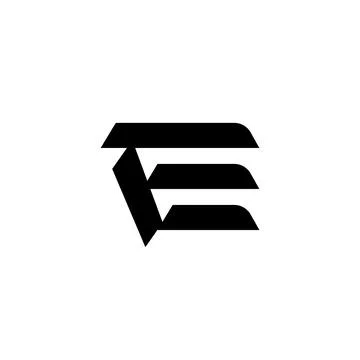 Modern Letter E Logo Design Template - Vector Illustration Stock Illustration