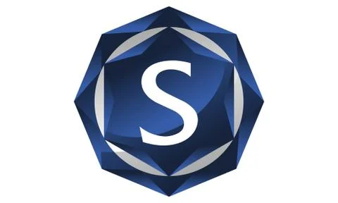 Modern Letter S Stock-Illustration