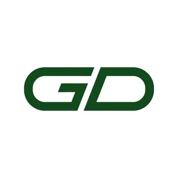 Modern letters DG logo initial D G combine graphic concept vector icons Stock Illustration