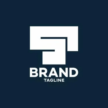Modern letters TS or ST logo.Vector illustration. Stock Illustration