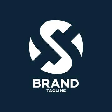 Modern letters TS or ST logo.Vector illustration. Stock Illustration