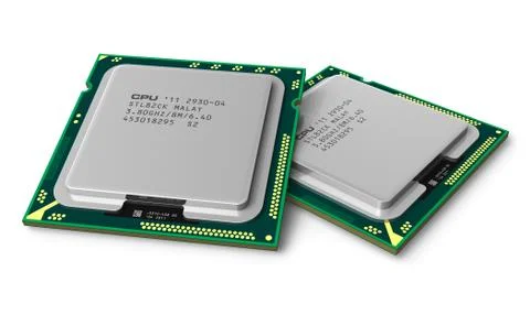 Modern LGA processors Stock-Illustration