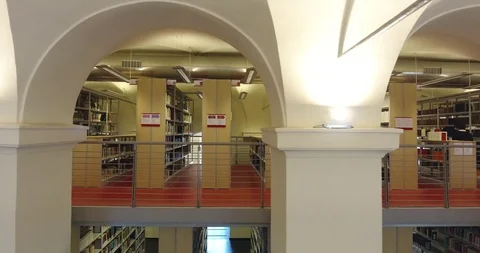 Modern library  Stock Footage 120521906