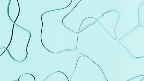 Modern light blue background with huge lines in motion - seamless looping Vídeos de archivo 90182617