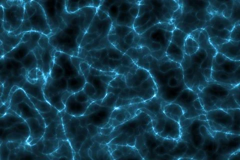 Modern light blue flowing lambent energy shifts digital graphics texture Stock Illustration