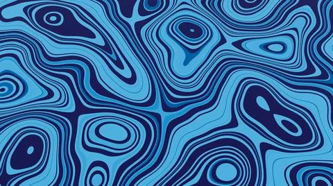 Modern light blue vector template with bent lines and dynamic shapes. Stock Illustration