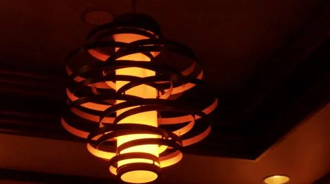 Modern light fixture Stock Photos