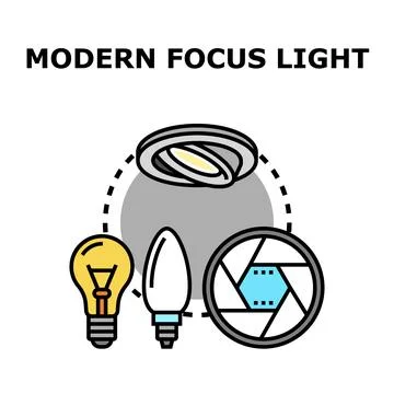 Modern lighting concepts and illumination technology Stock Illustration