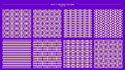 Modern line arrow surface pattern. Abstract direction arrows seamless pattern. Stock Illustration