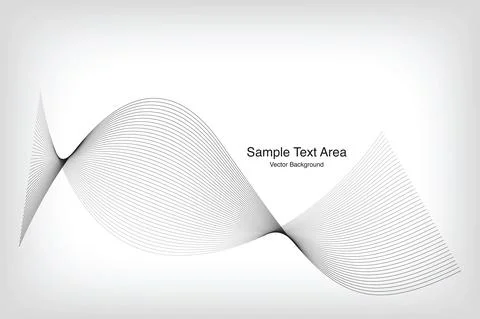 Modern Line Wave Pattern Design Stock Illustration