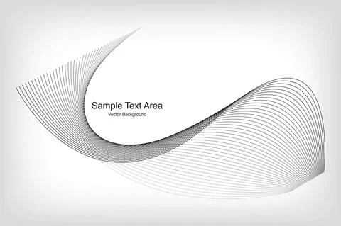 Modern Line Wave Pattern Design Stock Illustration