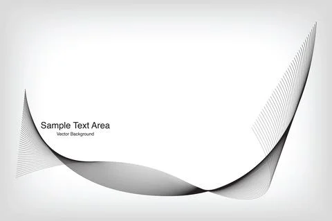 Modern Line Wave Pattern Design Stock Illustration