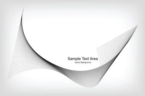 Modern Line Wave Pattern Design Stock Illustration