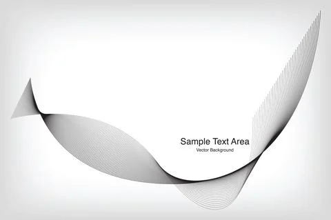 Modern Line Wave Pattern Design Stock Illustration