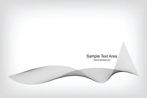 Modern Line Wave Pattern Design Stock Illustration