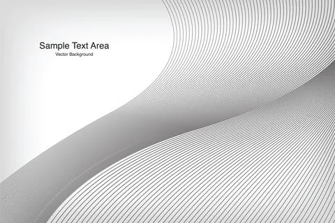 Modern Line Wave Pattern Design Stock Illustration