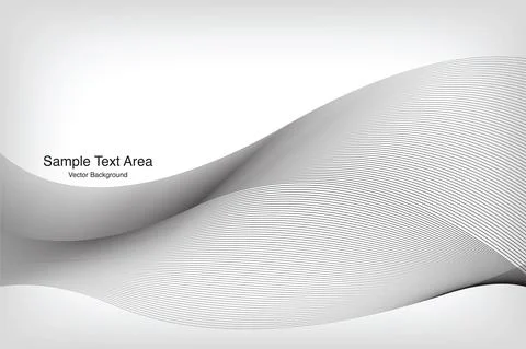 Modern Line Wave Pattern Design Stock Illustration