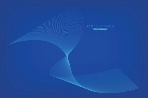 Modern Line Wave Vector Background, Creative Vector Backgrounds Stock Illustration