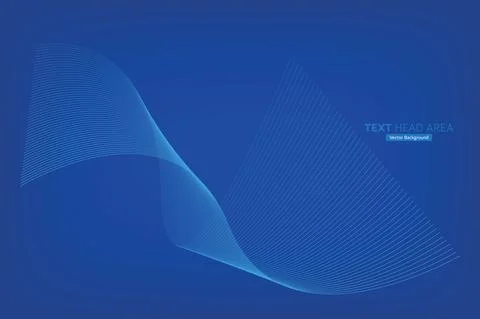 Modern Line Wave Vector Background, Creative Vector Backgrounds Stock Illustration