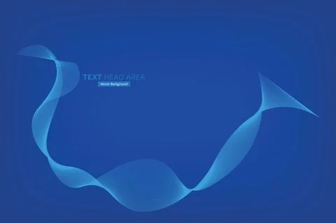 Modern Line Wave Vector Background, Creative Vector Backgrounds Stock Illustration