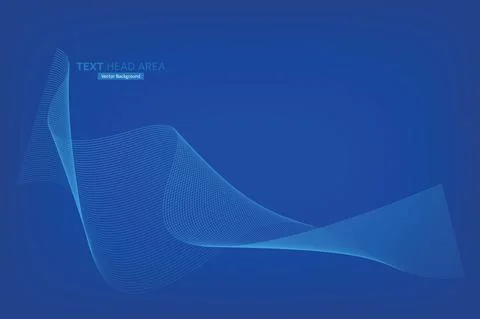 Modern Line Wave Vector Background, Creative Vector Backgrounds Stock Illustration