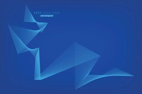 Modern Line Wave Vector Background, Creative Vector Backgrounds Stock Illustration