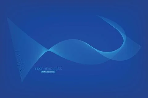 Modern Line Wave Vector Background, Creative Vector Backgrounds Stock Illustration