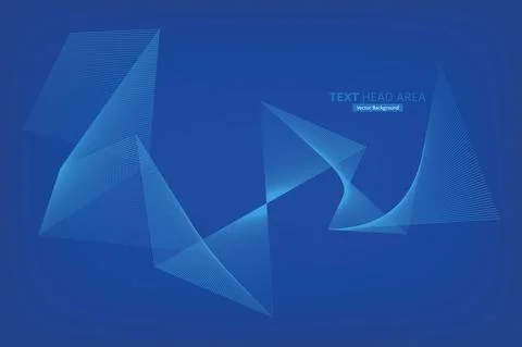 Modern Line Wave Vector Background, Creative Vector Backgrounds Stock Illustration