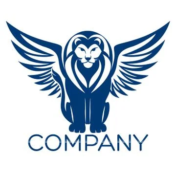 Modern lion  logo Stock Illustration