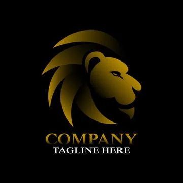 Modern lion logo. Vector illustration Stock Illustration