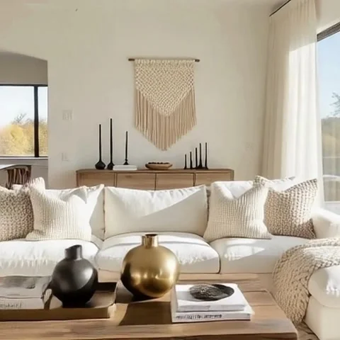 Modern living room Video stock 307938854