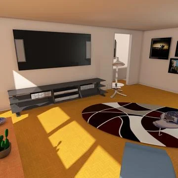 Modern Livingroom 3D Model