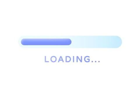Modern loading 3d, great design for any purposes. Vector illustration Stock Illustration
