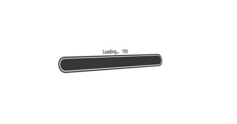 Modern loading bar on white background Stock Illustration