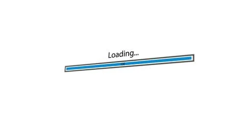 Modern loading bar on white background Illustrazione stock