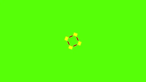 Modern loading icon with green background Stock Footage 330287170