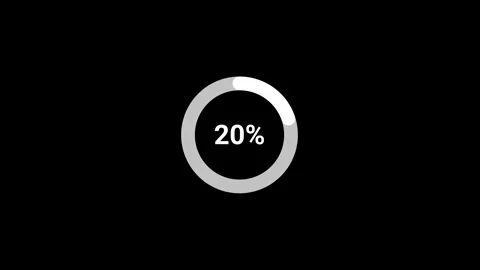 Modern Loading Indicator Bar Loop Animation in 4K Vídeos de archivo 312776644