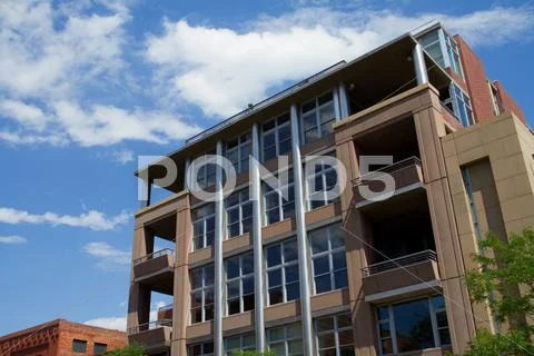 Modern Loft Building Stock Photos
