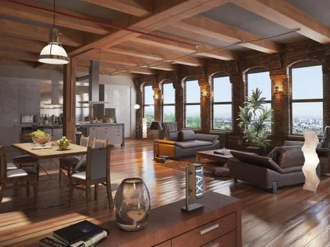 Modern Loft Illustration